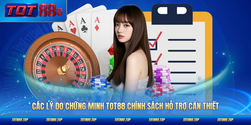 Các lý do chứng minh TOT88 chính sách hỗ trợ cần thiết cho thành viên